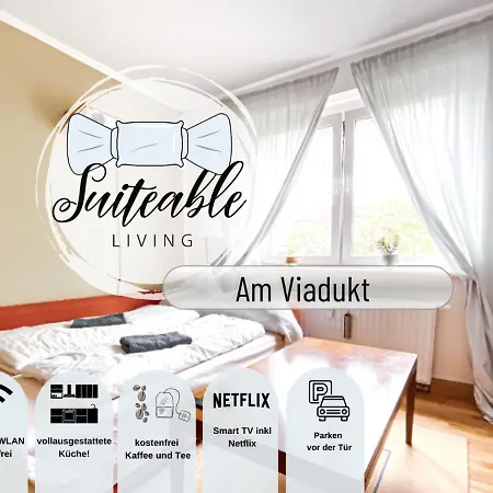 Suiteable Living- Hell, Stilvoll, Komfortabel Nahe Zentrum Und Messe